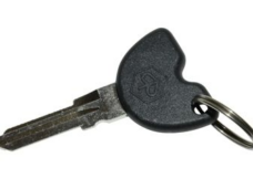 SLEUTEL PIAGGIO CONTACTSLOT BLIND (LANG) EURO-2/4/5 42MM BEVERLY/LIBERTY/ZIP - ORIGINEEL