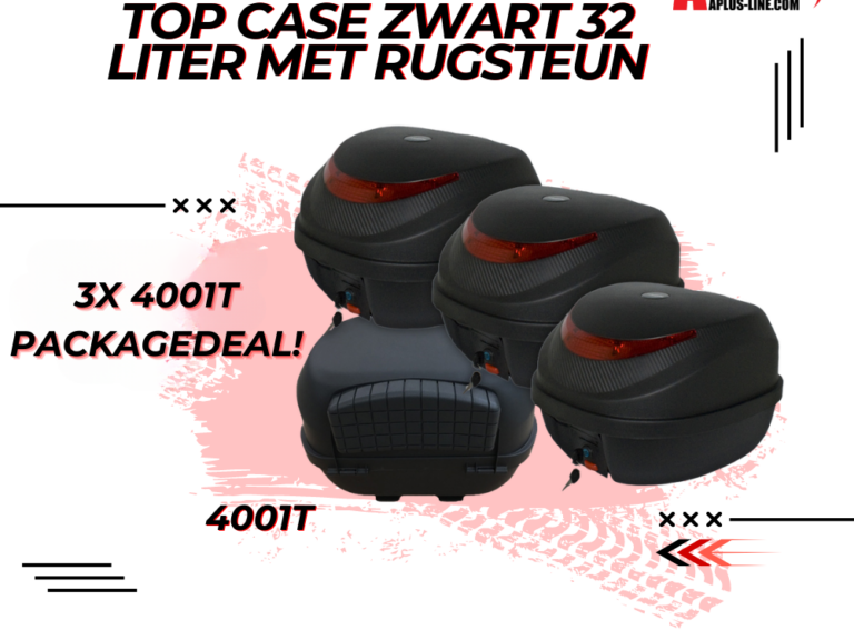 PACKAGE DEAL - 3X TOPCASE BLACK 32 LITERS (4001T)