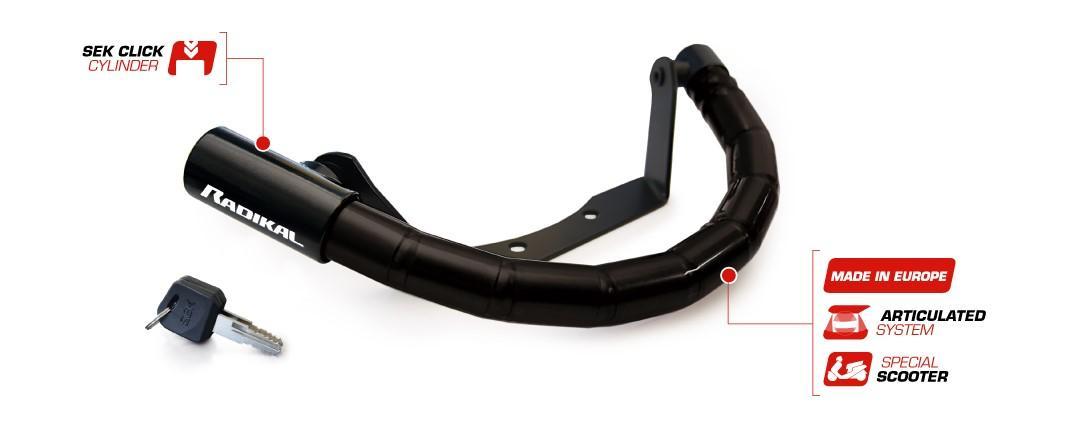 Anti Robos / Stuurslot Radikal Peugeot Kisbee E5 2021>