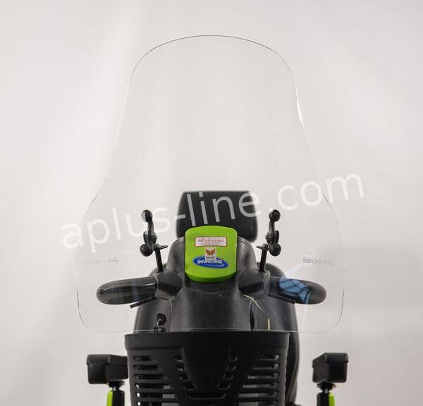 WINDSCHERM ISOTTA SCOOTMOBIEL HOOG - CLEAR