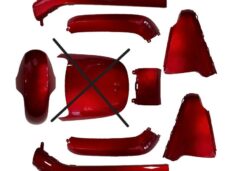 PLAATSET APLUS PASSEND OP SEGWAY E-110 / E-125 9-DELIG CANDY RED (ZONDER VOORKAP)