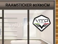 VITO ETALAGE / RAAM STICKER 80X80CM