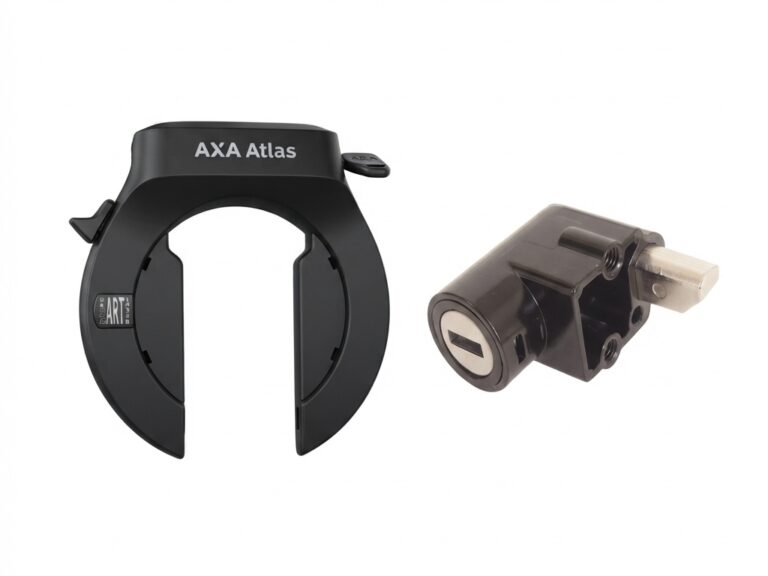 Axa ringslot Atlas zwart + accuslot Bafang