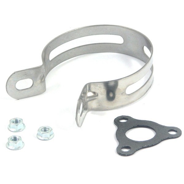 Klem Voor Demper E-NOX" Universeel Inox 70mm" - Tecnigas
