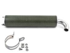 Einddemper Tecnigas None/RS-II Zwart/Carbon