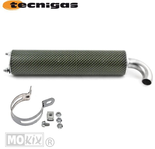 00.00.242 EINDDEMPER TECNIGAS NONE/RS-II ZWART/CARBON