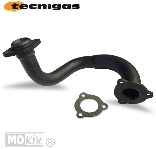 Uitlaatbocht Derbi Senda-R (Piaggio D50B0) Open - Tecnigas