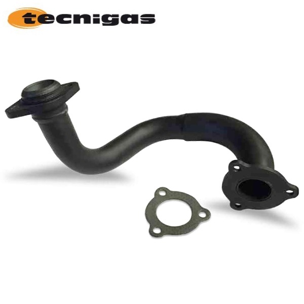 Uitlaatbocht Derbi Senda-R (Piaggio D50B0) Open - Tecnigas