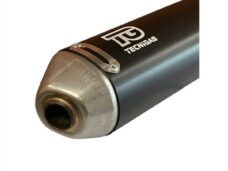 Einddemper E-NOX EVO Rieju MRT ALU Zwart - Tecnigas