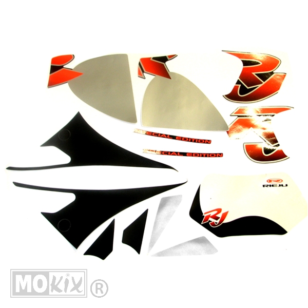 Transferset Rieju Spike Grijs 00