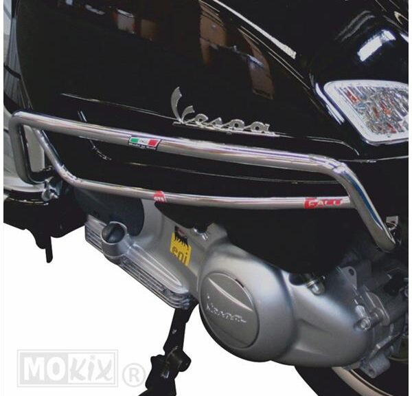 Valbeugelset Vespa GTS Achter Chroom Dubbel Faco