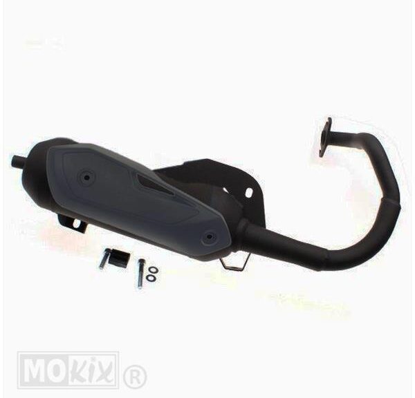 Uitlaat Silent-PRO Honda Scoopy 100 CE Black - Tecnigas