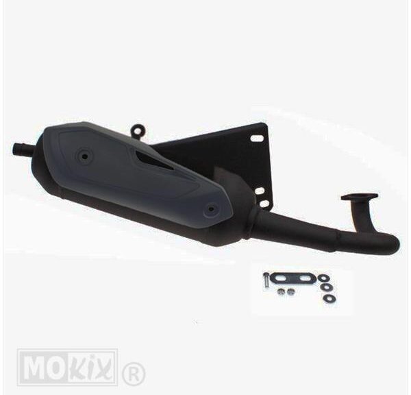 Uitlaat Silent-PRO Derbi/Suzuki CE Black - Tecnigas