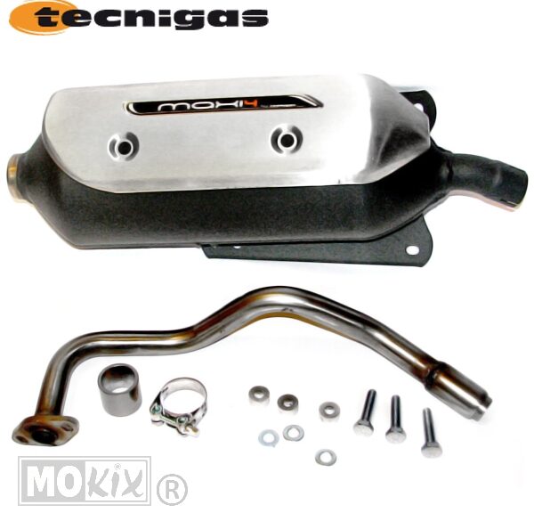 Uitlaat MAXI-4N Honda Shi/SPX 125 CE Zonder Lambda - Tecnigas