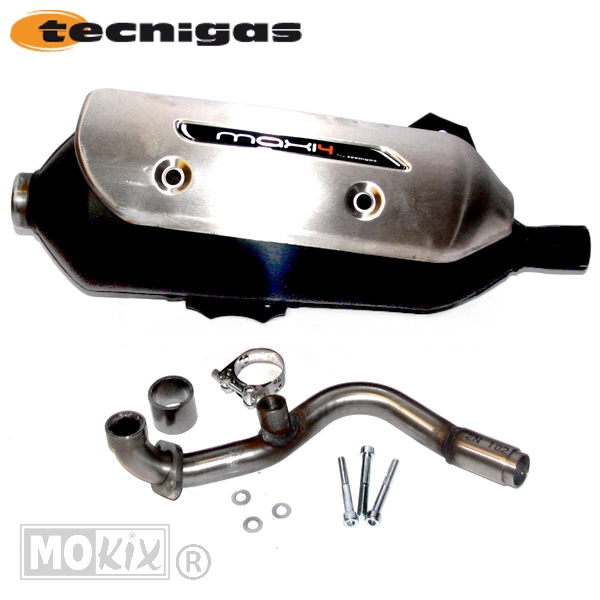 Uitlaat MAXI-4N Peugeot Geopolis 125cc CE - Tecnigas