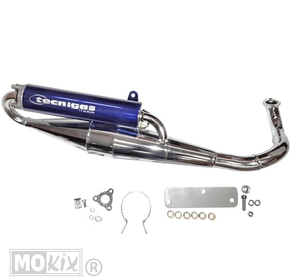 Uitlaat Next-R Derbi Predator Chroom - Tecnigas