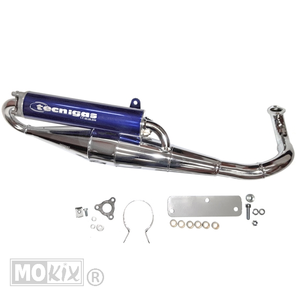 Uitlaat Next-R Derbi Predator Chroom - Tecnigas