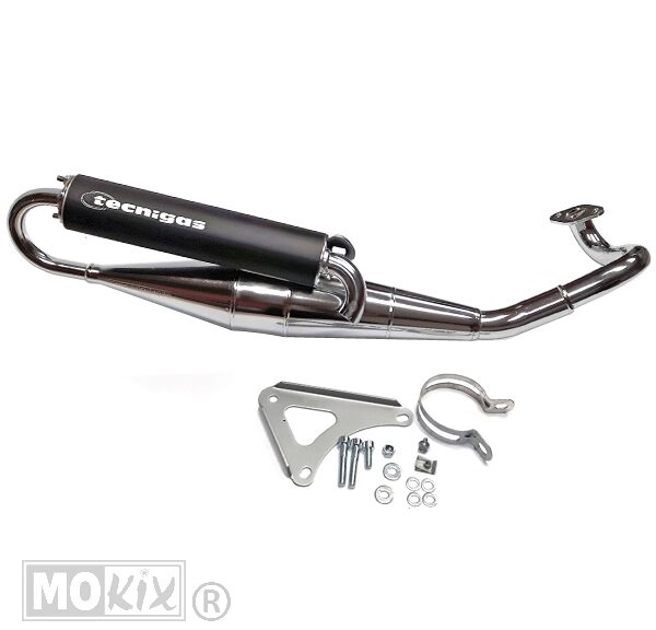 Uitlaat Next-R Peugeot Horz 2T AC/LC Chroom CE - Tecnigas