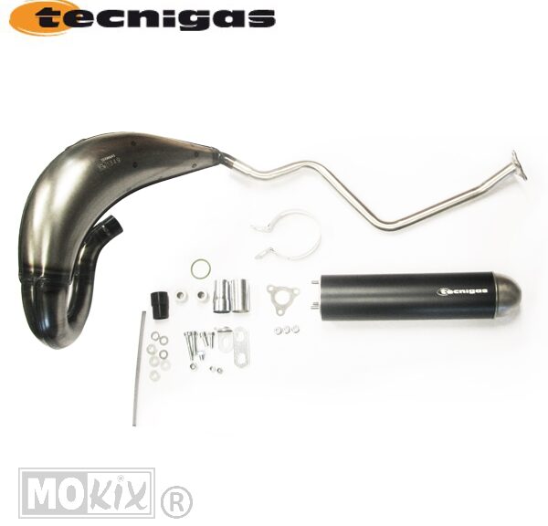 Uitlaat E-NOX Steel Malaguti/Yamaha/MH/Peugeot CE - Tecnigas