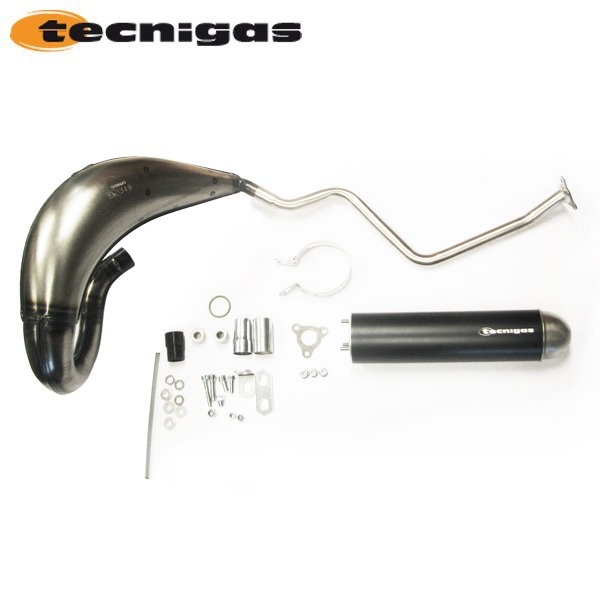 Uitlaat E-NOX Steel Malaguti/Yamaha/MH/Peugeot CE - Tecnigas