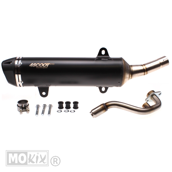 Uitlaat 4SCOOT Evo YA X-MAX 125 07-09 CBP CE - Tecnigas