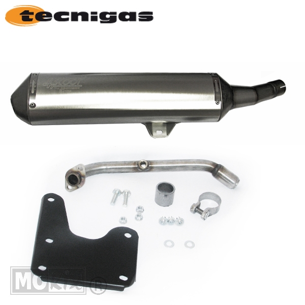 Uitlaat 4SCOOT Kymco K-XCT 125i CE - Tecnigas