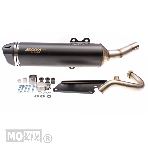 Uitlaat 4SCOOT Evo Piaggio GTS 300i CBP CE - Tecnigas
