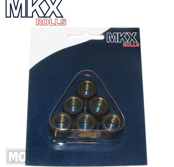 Rollenset (6) 18x14  MKX  13.5gr