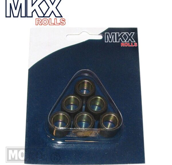 Rollenset (6) 18x14  MKX  15.5gr