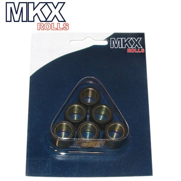 Rollenset (6) 18x14 MKX 15.5gr