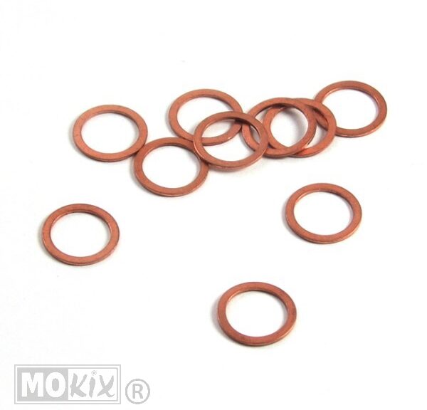 Rood-Koperen Ring 12x16mm 10stuks - Bollard