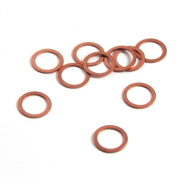 Rood-Koperen Ring 12x16mm 10stuks - Bollard