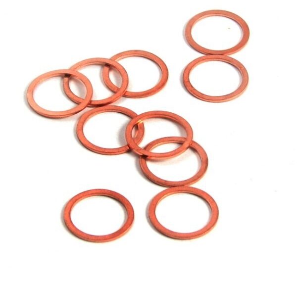Rood-Koperen Ring 14x18mm 10stuks - Bollard