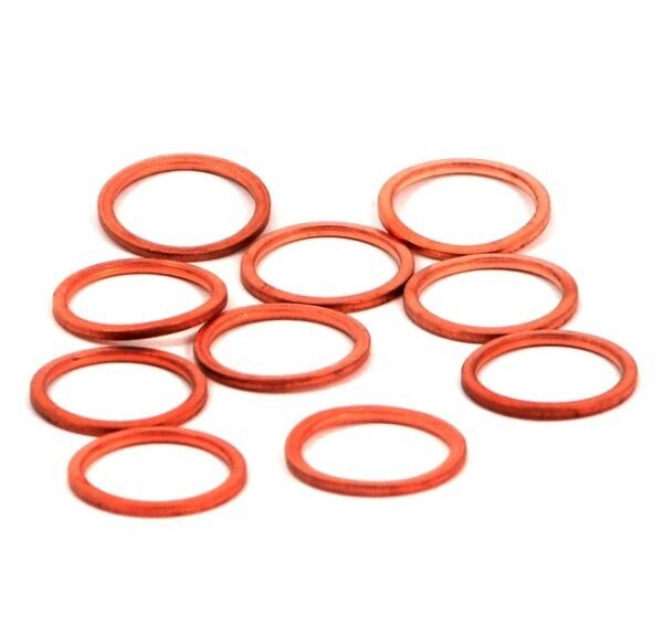 Rood-Koperen Ring 16x20mm 10stuks - Bollard