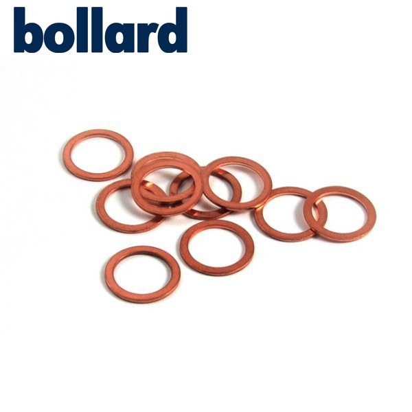 Rood-Koperen Ring 18x22mm 10stuks - Bollard