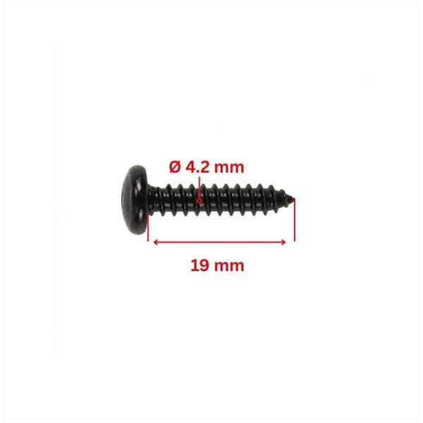 Parkerset 4.2x19 Zwart 10st - Afbeelding 2