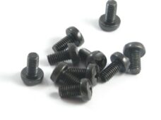 Metaalschroef M6x12 Kruiskop Zwart 10stuks - Bollard