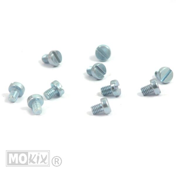 Metaalschroef M4x  5 Elvz 10stuks - Bollard