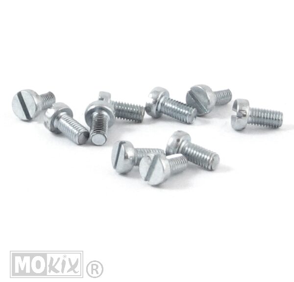 Metaalschroef M5x10 Elvz 10stuks - Bollard