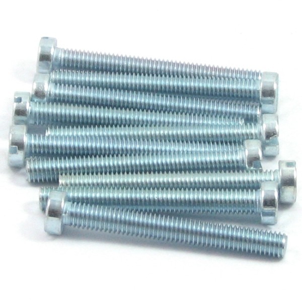 Metaalschroef M6x50 Elvz 10stuks - Bollard