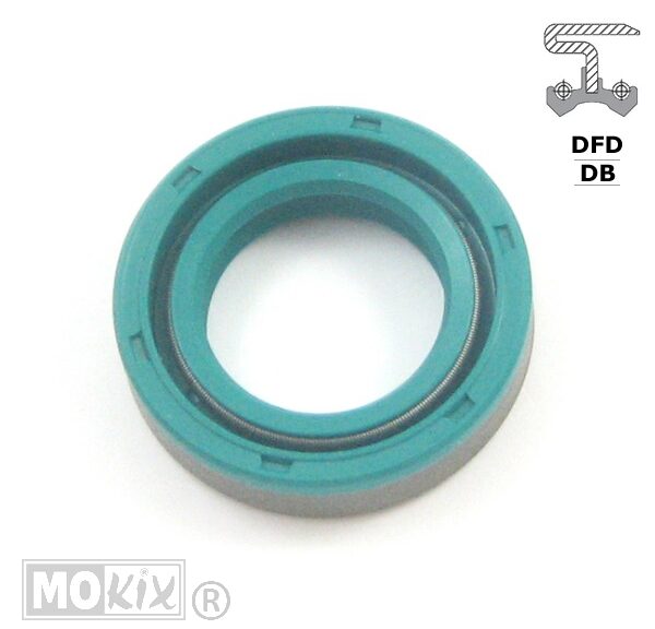 Keerring 17  x28  x6.5 DFD Dubbel Werkend