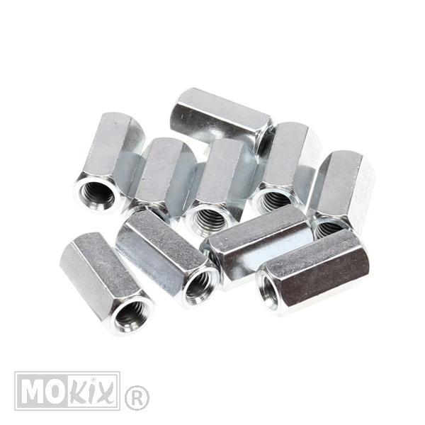 Moer M 7 Verbindingsmoer Elvz. 22mm 10stuks - Bollard