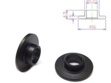 Carrosseriering PVC M6x16x4.5 Zwart (10) - Bollard