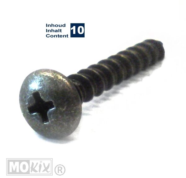 Parkerset 4.0x35   Zwart      10st - Bollard