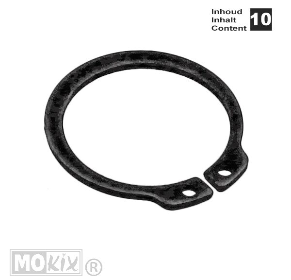 Circlip Uitwendig 28mm 10stuks - Bollard