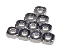 Vierkante Moer M6 12x12x5 (10) - Bollard