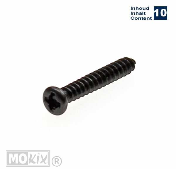 Parkerset 3.0x19    Zwart      10st - Bollard