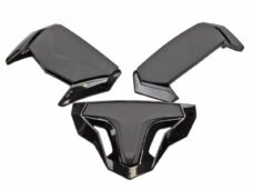 Afdekkapjes Atom MAT Zwart SET - MT Helmets
