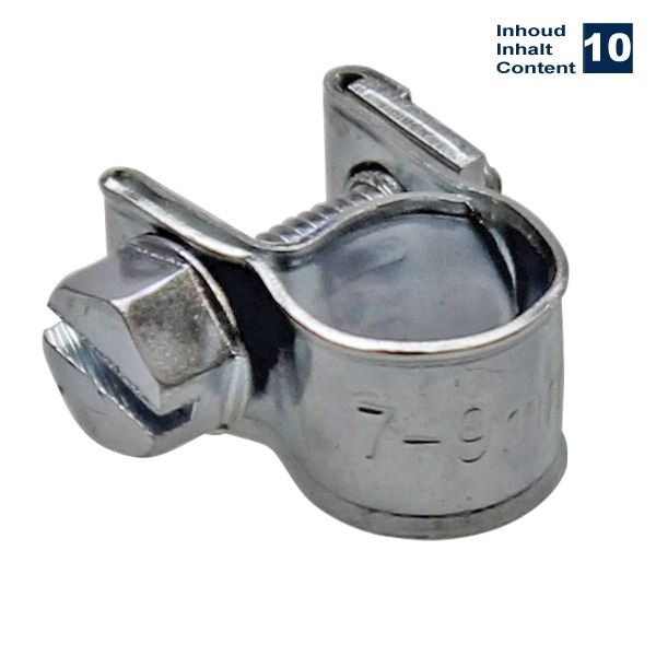 Slangklem 9mm 7-8.5mm Elvz (10) - Bollard