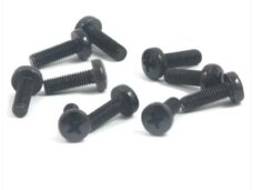 Metaalschroef M4x20 Kruiskop Zwart 10stuks - Bollard